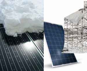 I sistemi scioglineve risolvono il problema della formazione di ghiaccio sui pannelli foovoltaici
